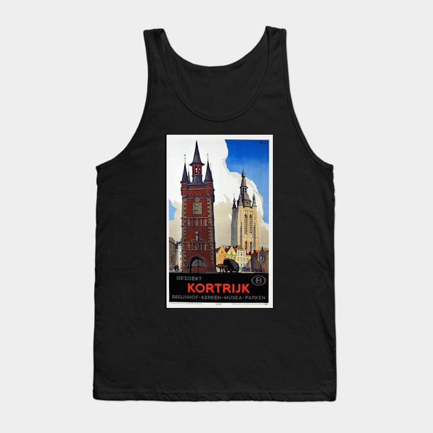 Kortrijk, Belgium Tank Top by Donkeh23